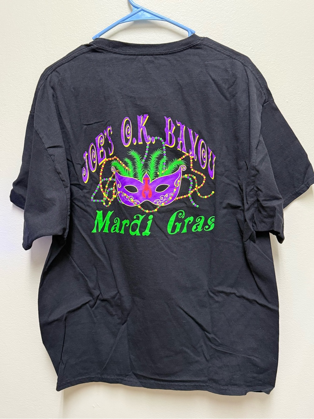 Joe’s O.K. Bayou Mardi Gras Men’s XL Like New Unworn